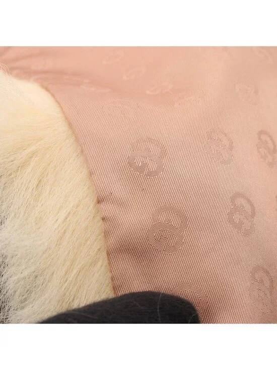 Gucci Scarf GG Logo Fa Beige - Picture 6 of 7